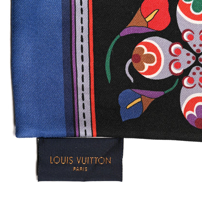 Louis Vuitton Silk Monogram Superstition Bandeau Black 4 of 5