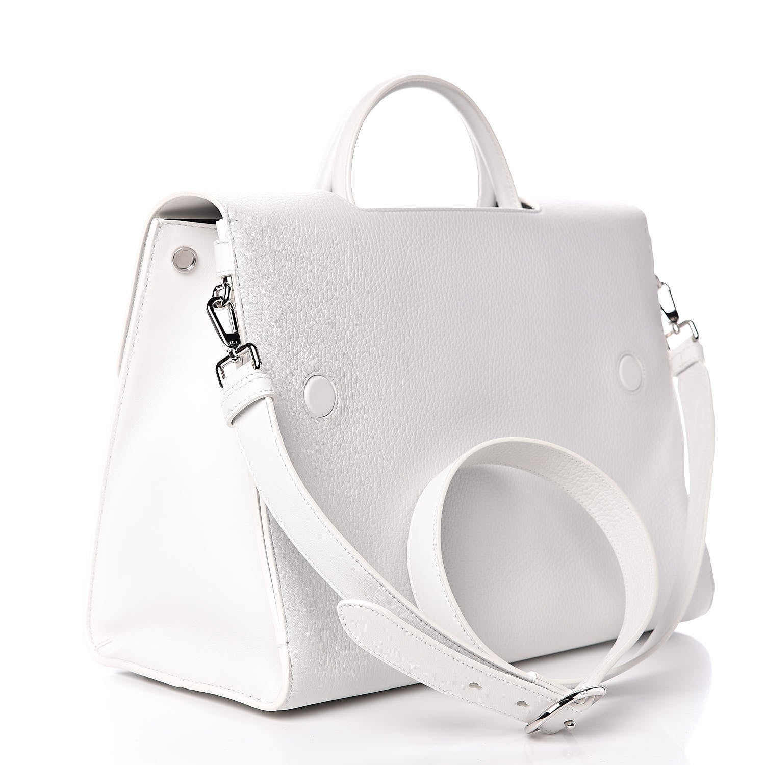 Christian Dior Bullcalf Large Diorever Flap White 3 of 9