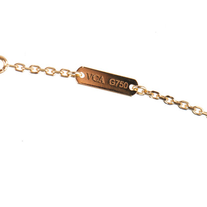 Van Cleef & Arpels 18K Yellow Gold Mother of Pearl Vintage Alhambra Pendant Necklace 5 of 5