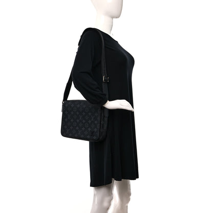 Louis Vuitton Monogram Eclipse District PM Black 2 of 9