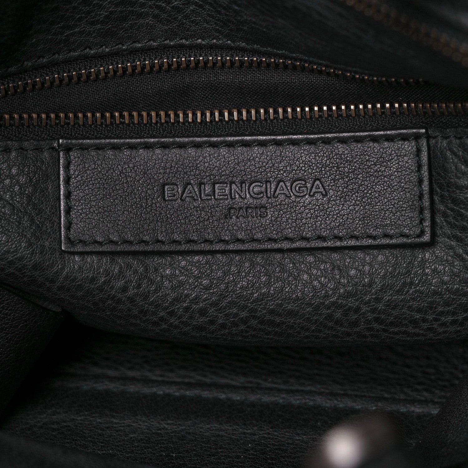 Balenciaga Veau Soyeux Perforated Blackout Hardware S City Black 5 of 8