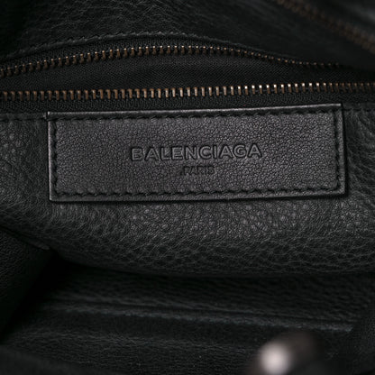 Balenciaga Veau Soyeux Perforated Blackout Hardware S City Black 5 of 8