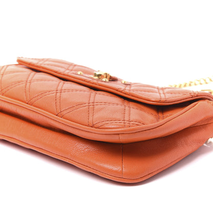 Marc Jacobs Quilted Lambskin The Small Single Flap Orange 8 of 9