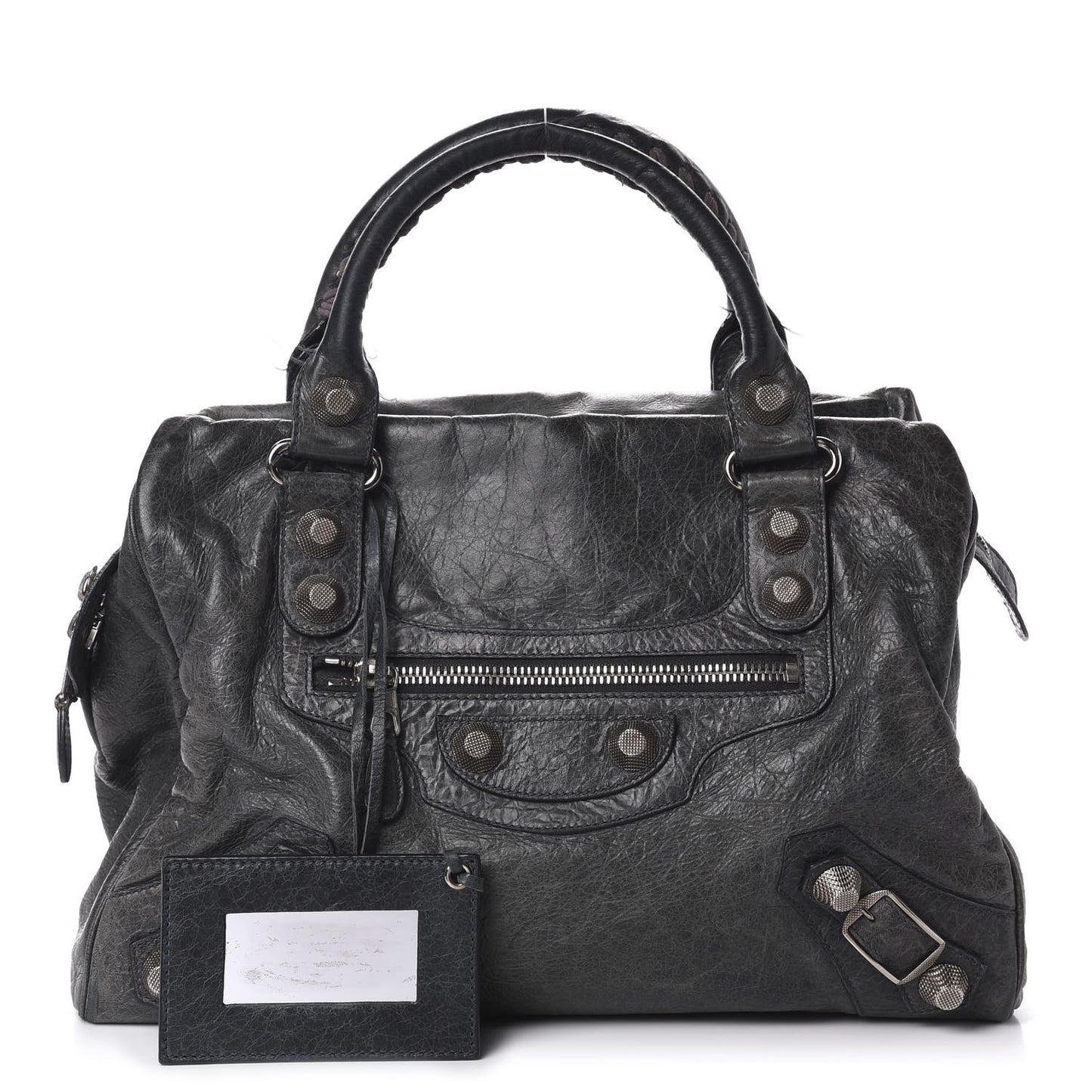 Agneau Giant 21 Silver Hardware Mid Day Anthracite
