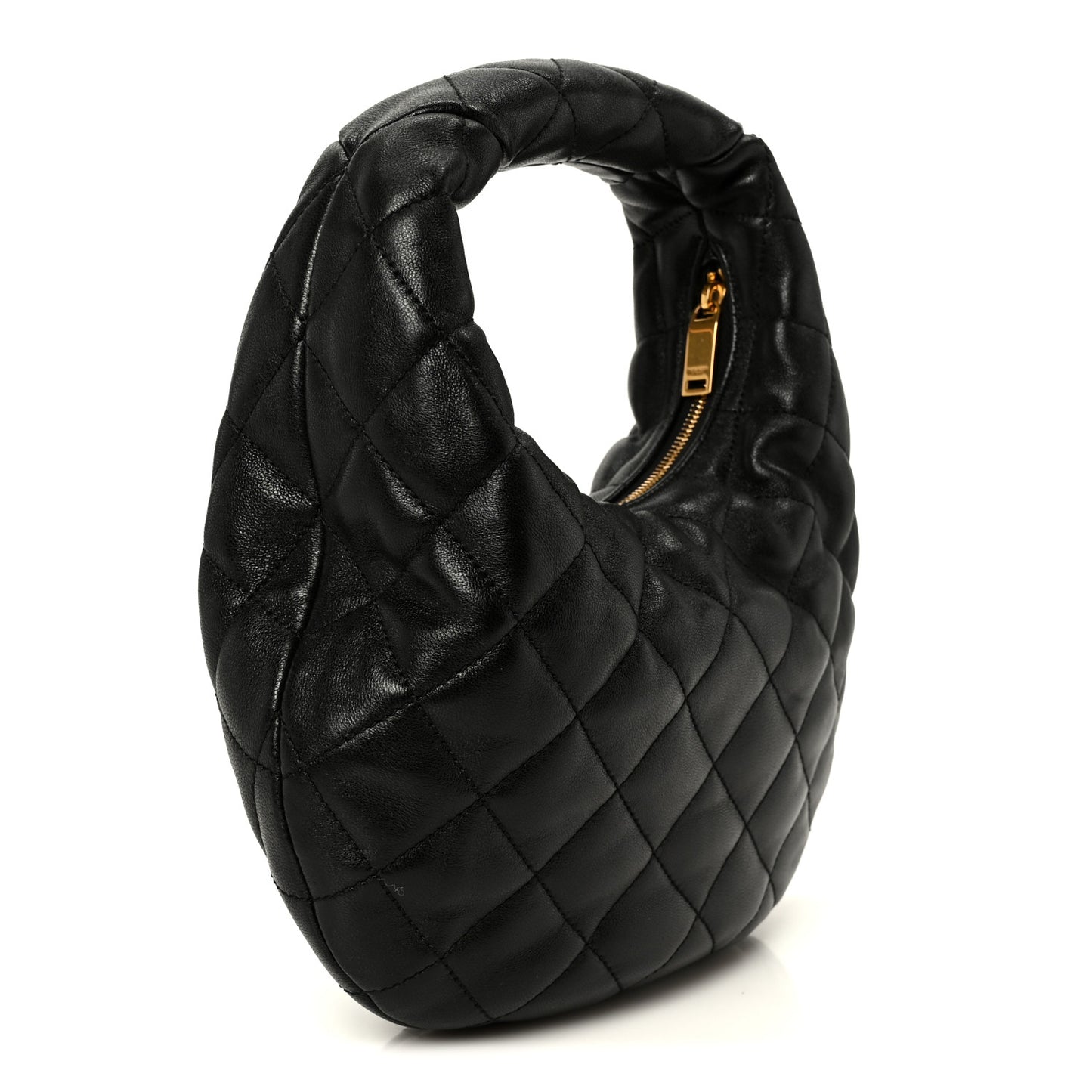 Lambskin Quilted Icarino Bag Black