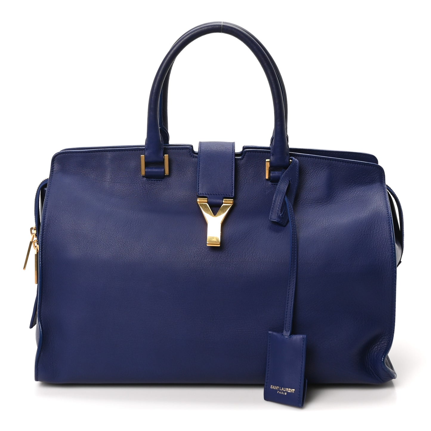 Calfskin Medium Classic Y Cabas Navy