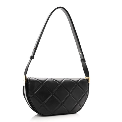Burberry Lambskin Quilted Small Olympia Pouch Black 3 of 10