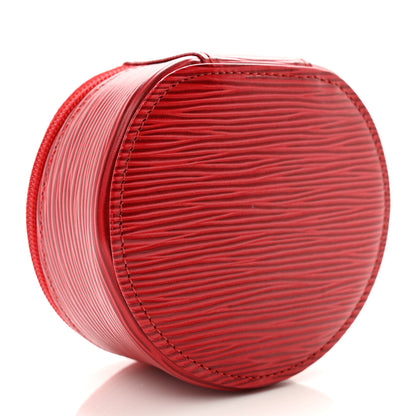 Louis Vuitton Epi Ecrin Bijoux 10cm Jewelry Box Case Red 3 of 6