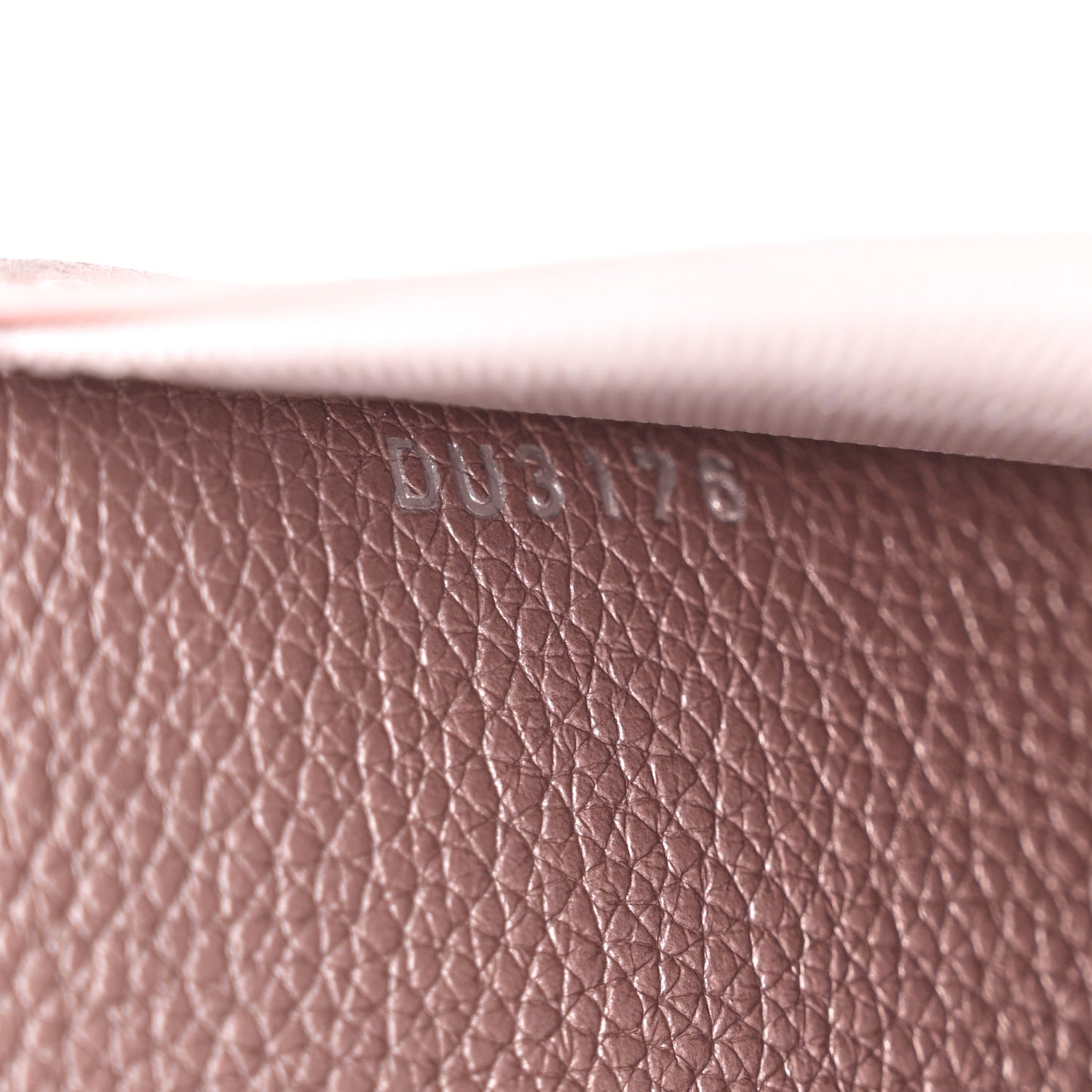 Soft Calfskin Eyelet Lockme II Chain Bag BB Rose Gold