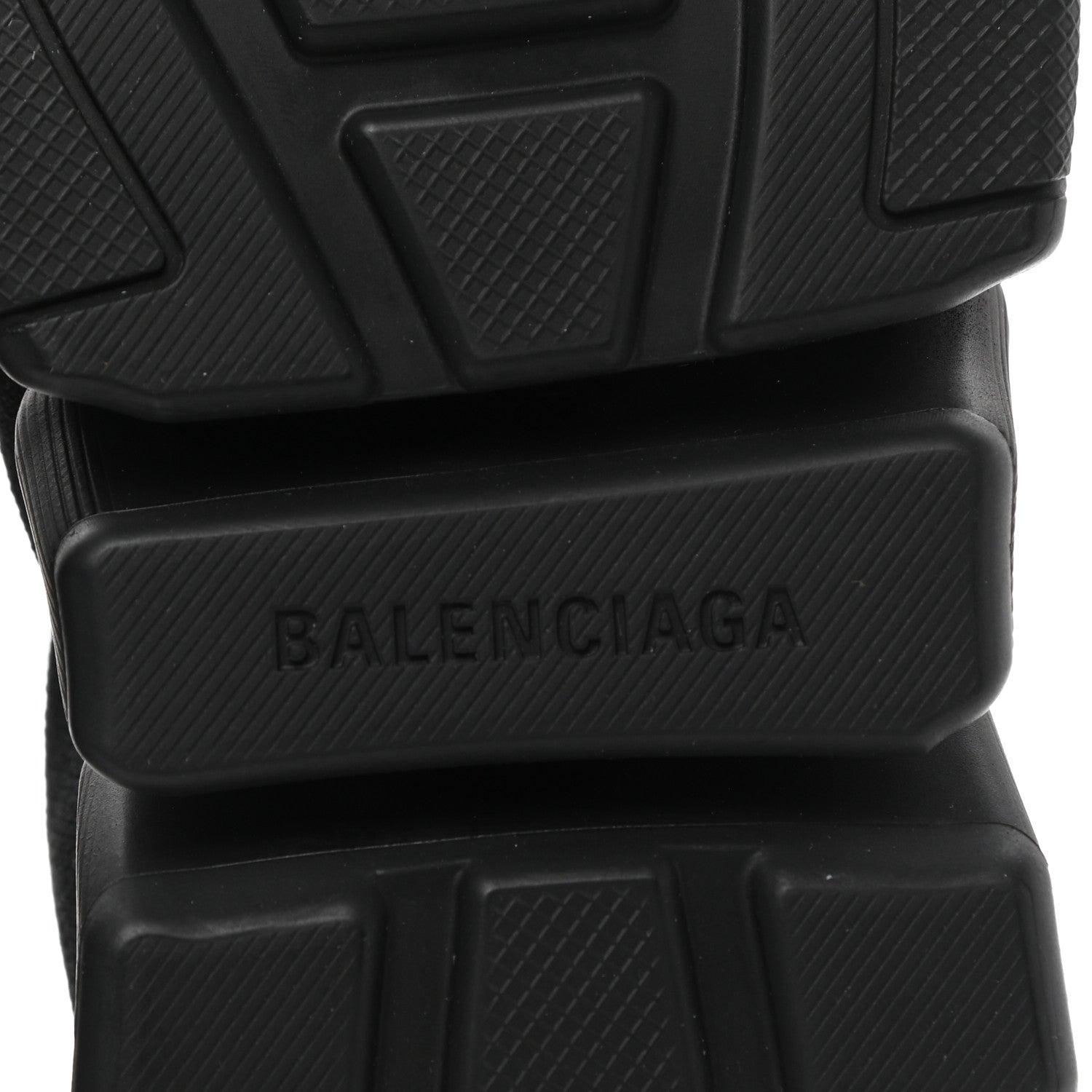 Balenciaga Technical 3D Recycled Knit Faux Fur Womens Speed 2.0 Sneakers 37 Black 6 of 7