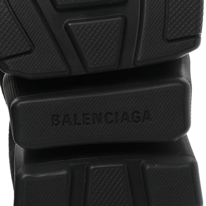 Balenciaga Technical 3D Recycled Knit Faux Fur Womens Speed 2.0 Sneakers 37 Black 6 of 7