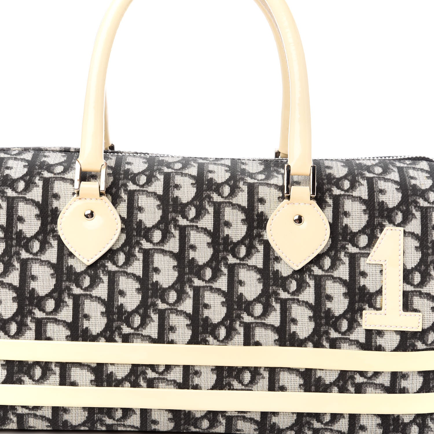 Christian Dior Monogram Boston Black 10 of 11