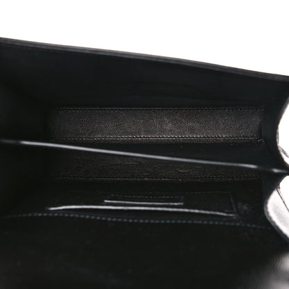 Saint Laurent Grain de Poudre Mini Classic Monogram Cassandra Top Handle Black 5 of 16