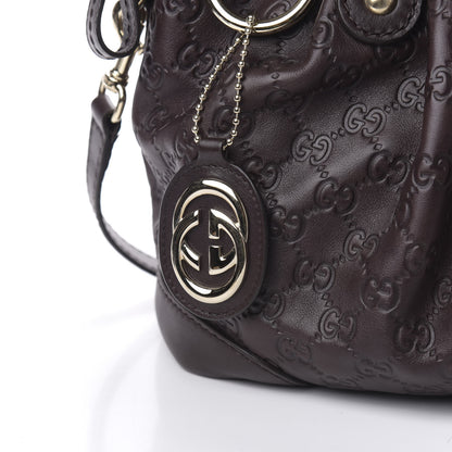Gucci Guccissima Medium Sukey Top Handle Bag Dark Brown 12 of 12