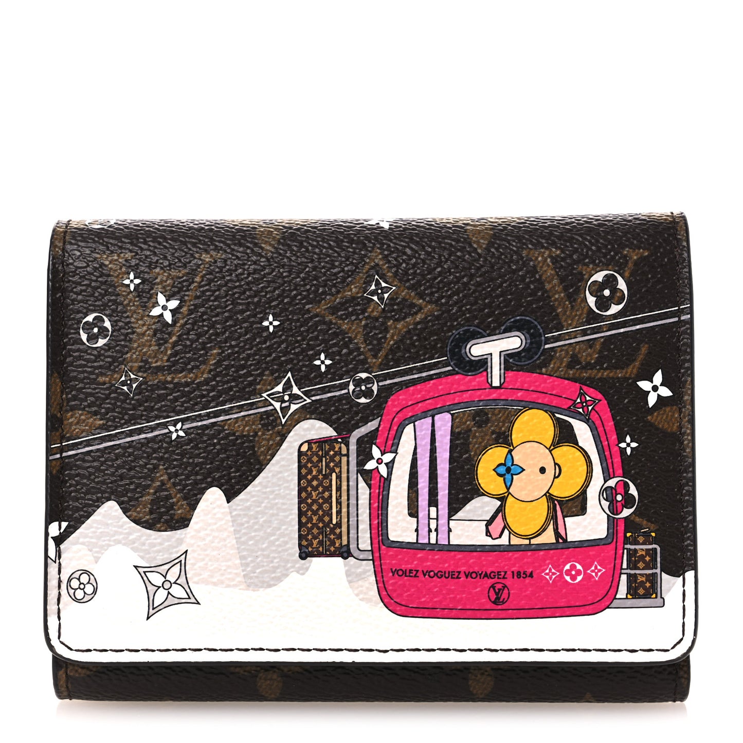 Monogram 2019 Christmas Animation Victorine Wallet Fuchsia