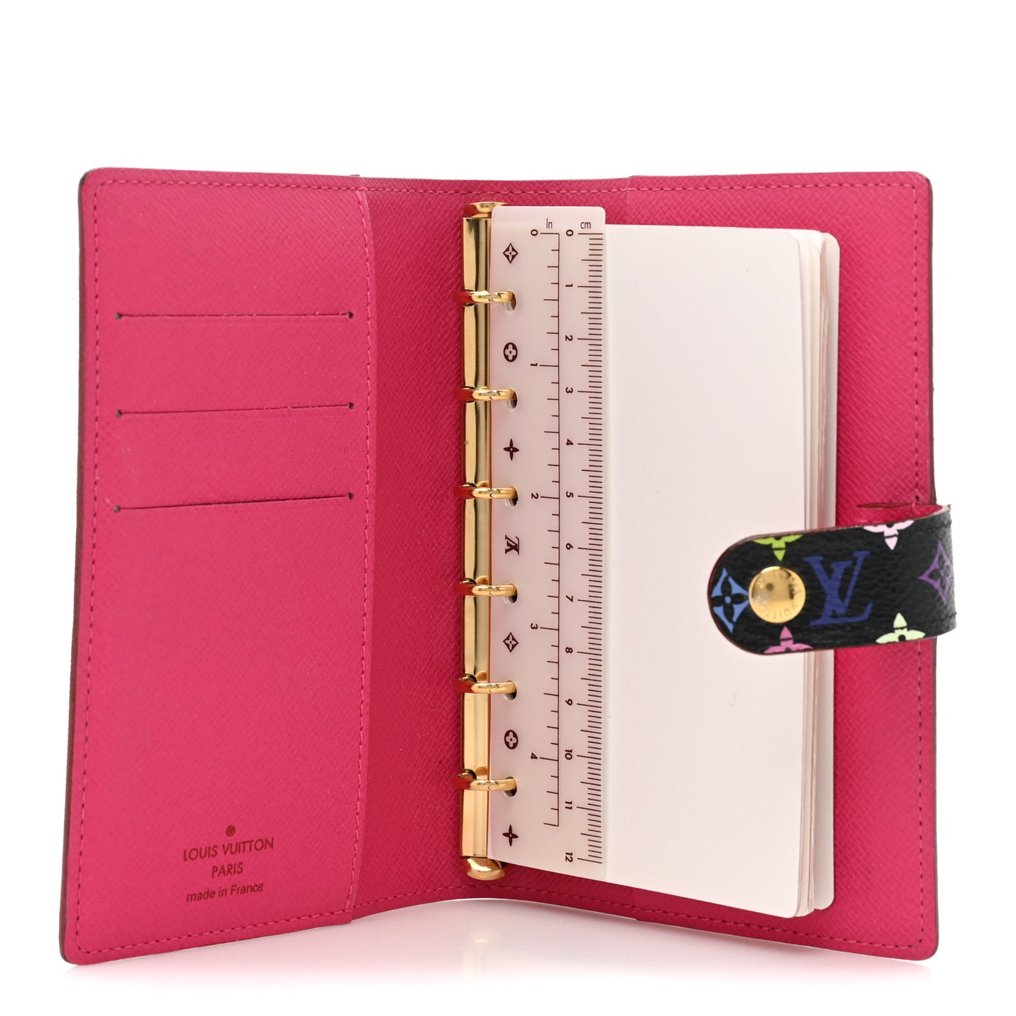 Monogram Multicolor Small Ring Agenda Cover Black Grenade