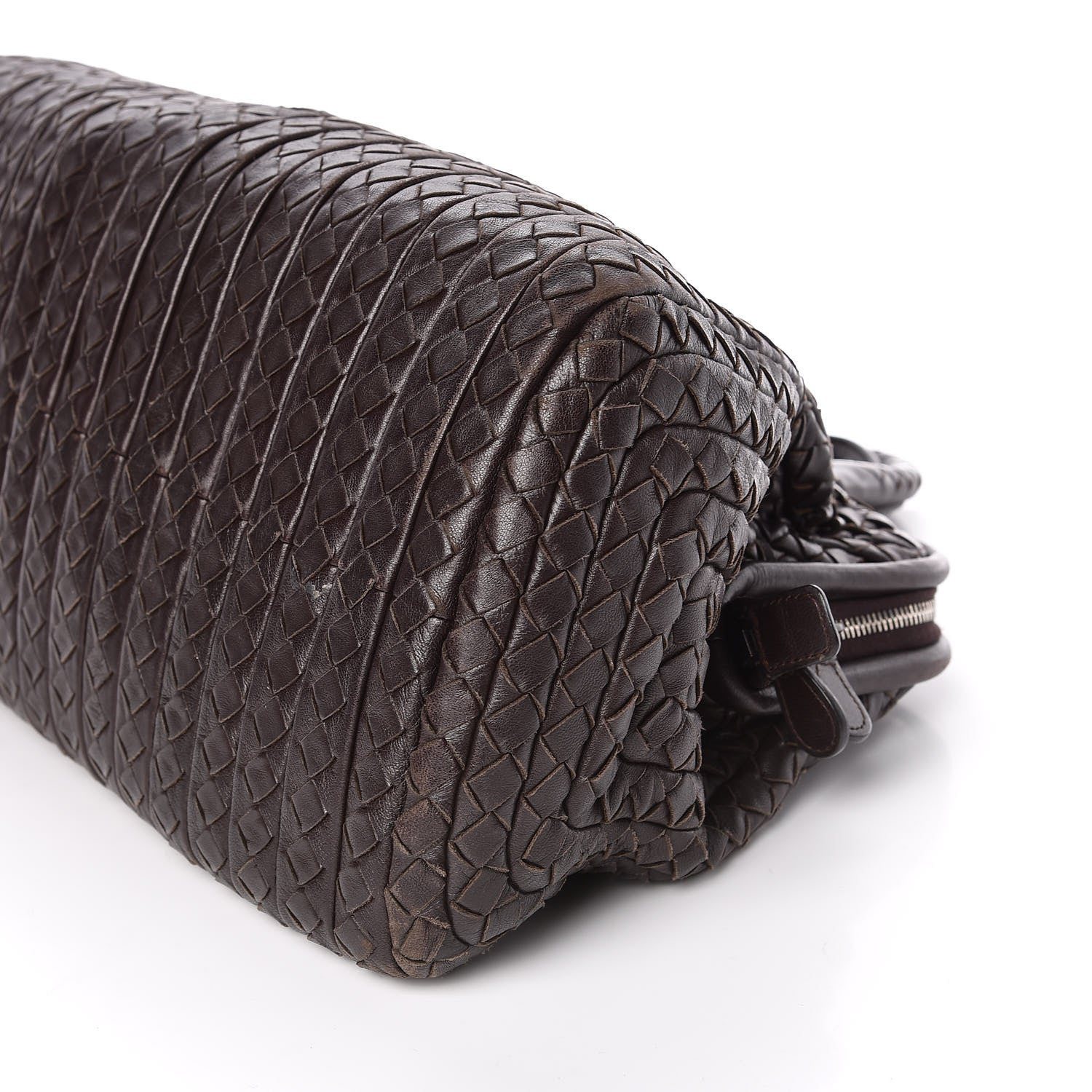 Bottega Veneta Nappa Intrecciato New Bond Satchel Ebano 10 of 11