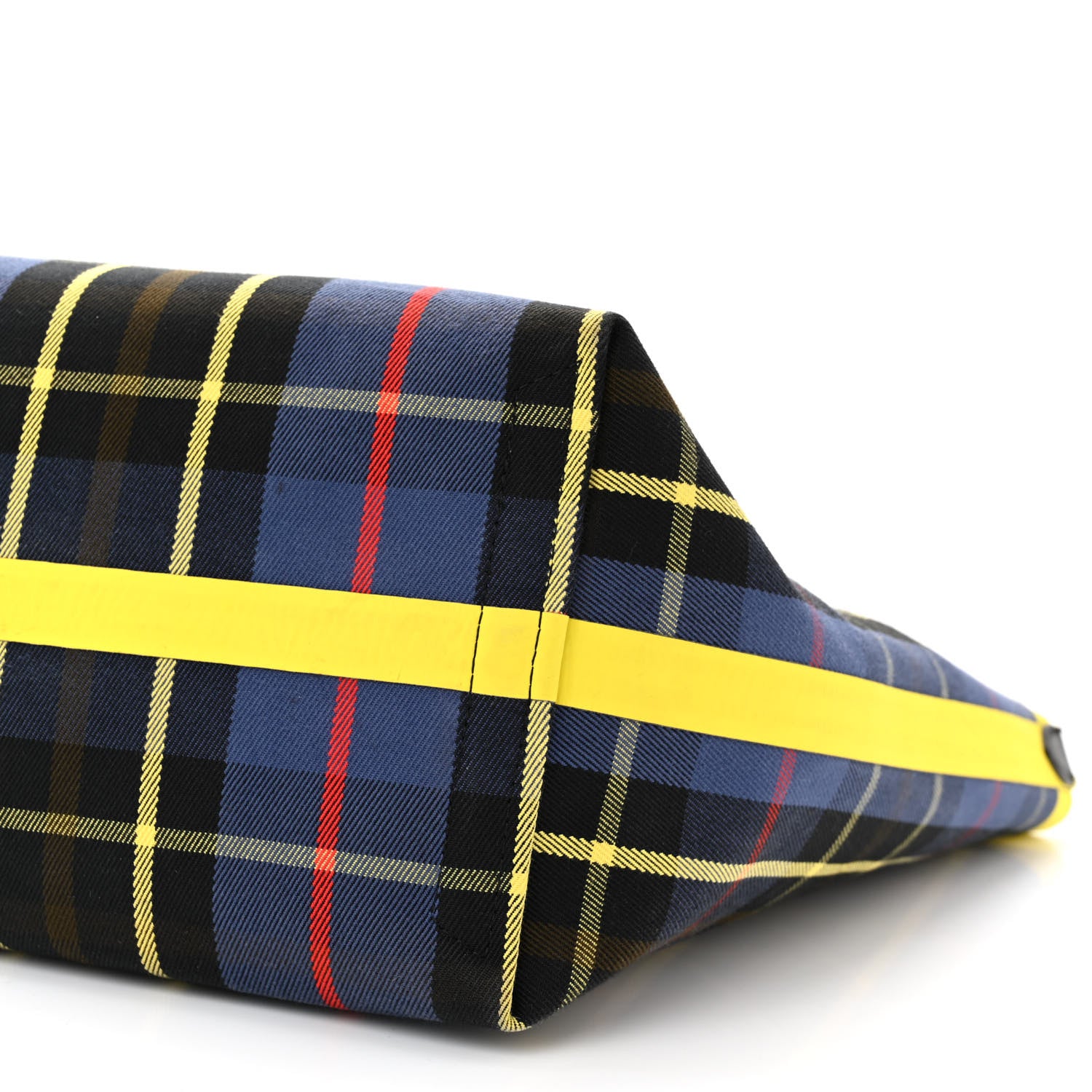 Burberry Vintage Check Medium The Giant Reversible Tote Racing Green Cobalt Blue 15 of 17