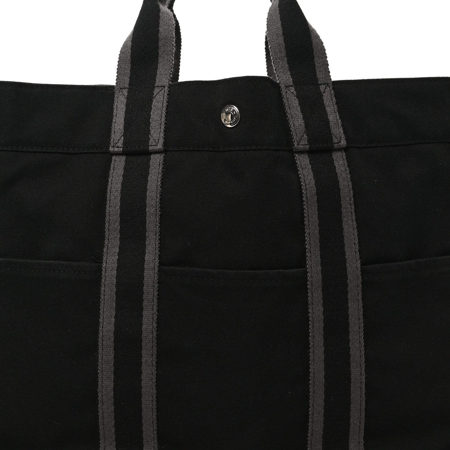 Hermes Canvas Fourre Tout MM Black 7 of 9