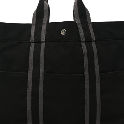 Hermes Canvas Fourre Tout MM Black 7 of 9
