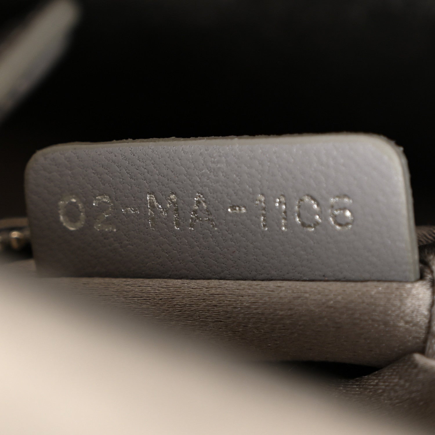 Christian Dior Satin Crystal Cannage Mini Lady Dior Gray 7 of 11