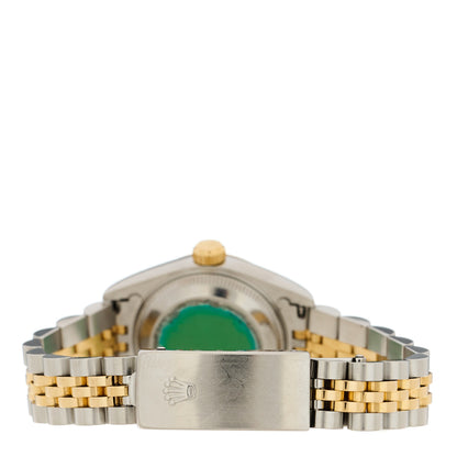 Rolex Stainless Steel 18K Yellow Gold Diamond 26mm Oyster Perpetual Datejust Watch Champagne 69173 3 of 5