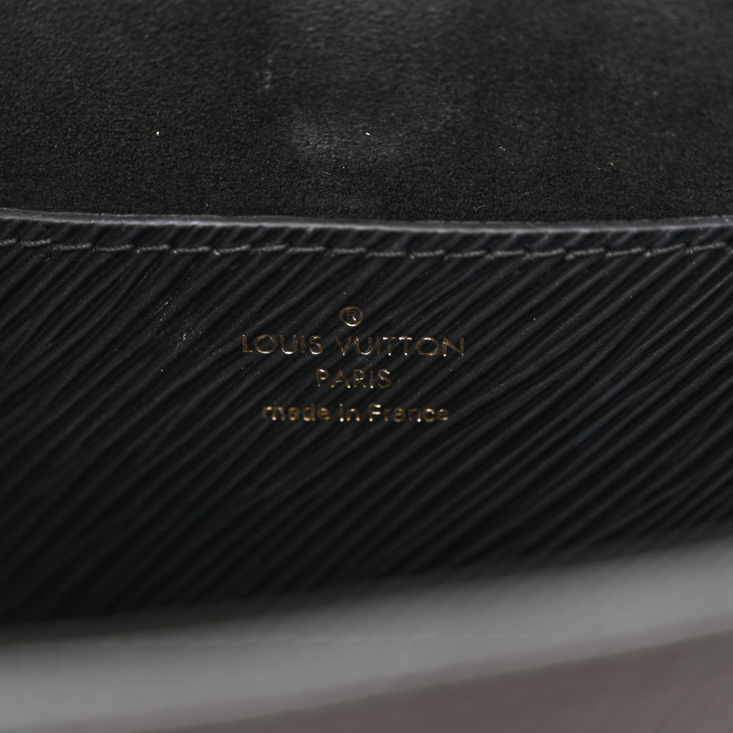 Epi Twist Monogram Flower Chain Shoulder Bag MM Black