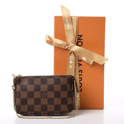 Louis Vuitton Damier Ebene Mini Pochette Accessories 9 of 9
