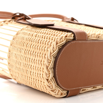 Hermes Barenia Wicker Park Bottle Basket 9 of 10