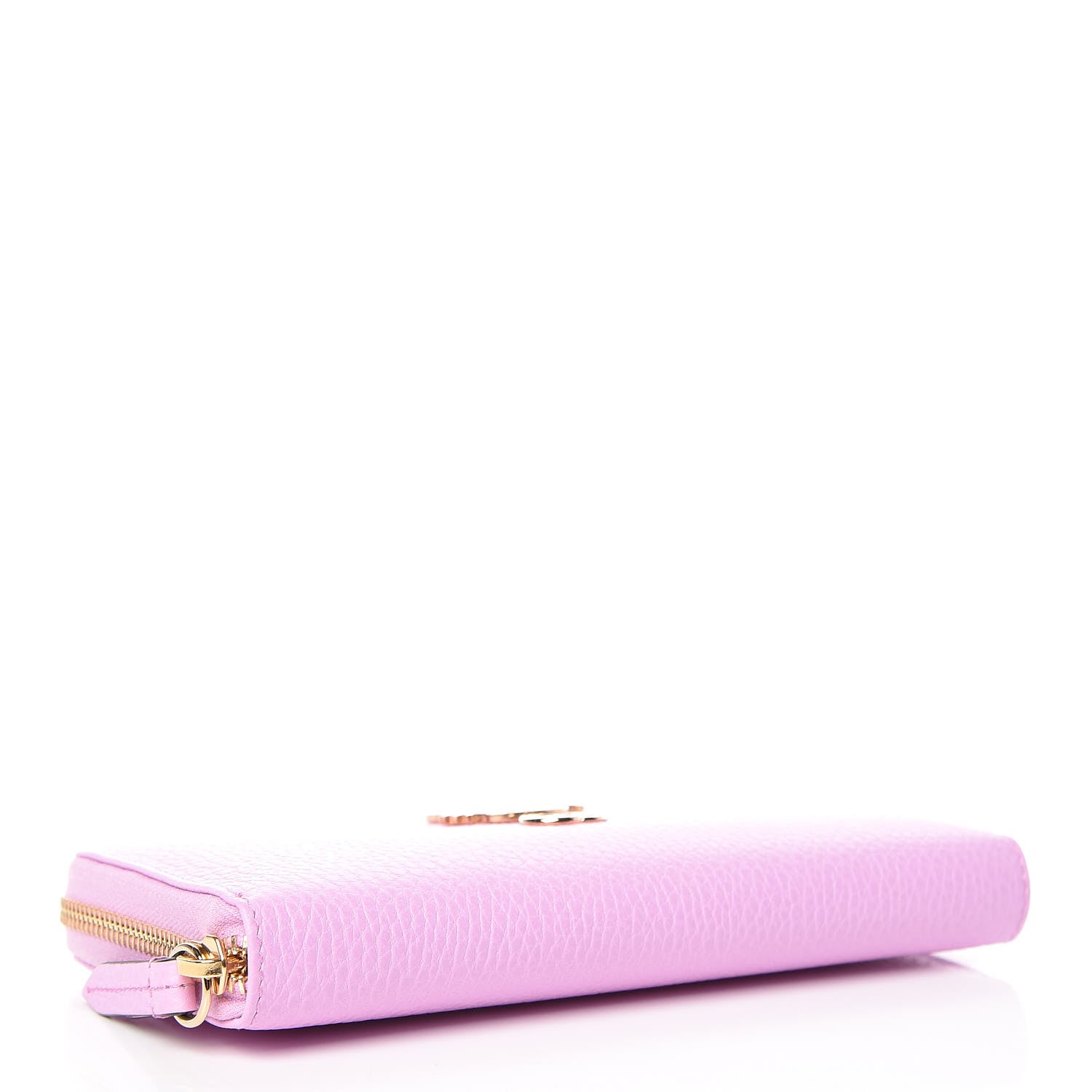 Gucci Dollar Calfskin GG Marmont Bosco Zip Around Wallet Malva 4 of 8