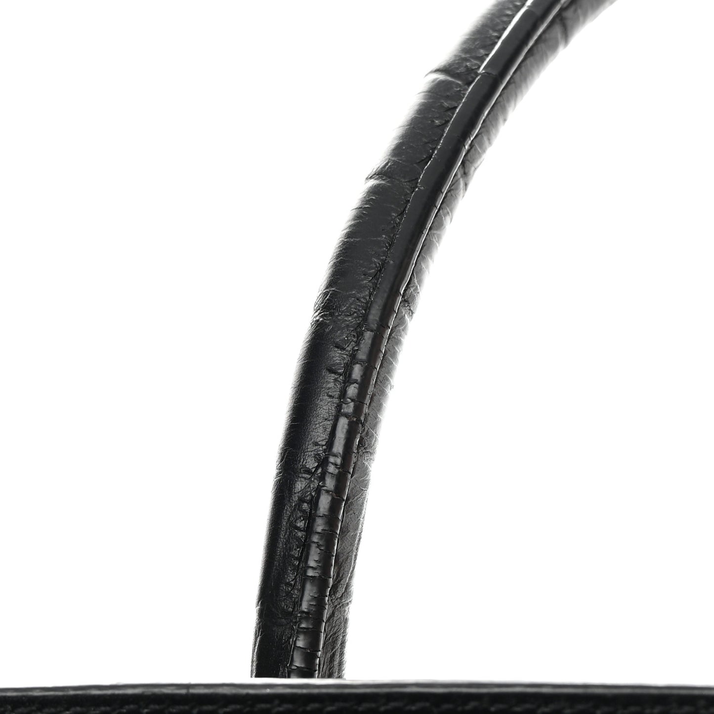 Calfskin Crocodile Embossed Large Sac De Jour Carryall Black