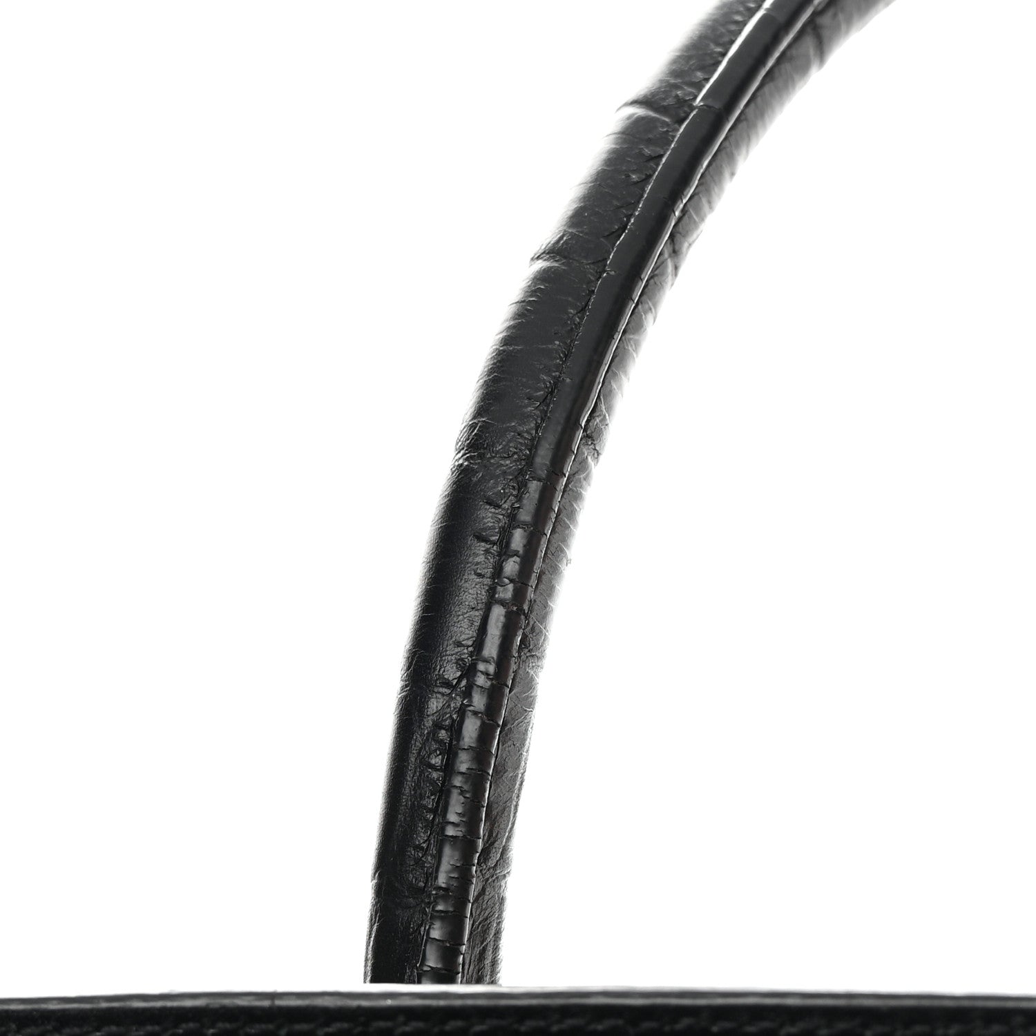 Saint Laurent Calfskin Crocodile Embossed Large Sac De Jour Carryall Black 22 of 26