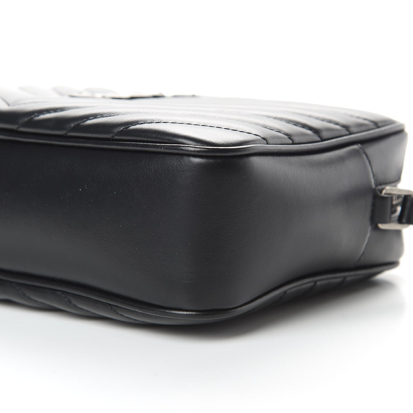 Calfskin Matelasse Monogram Lou Camera Bag Black