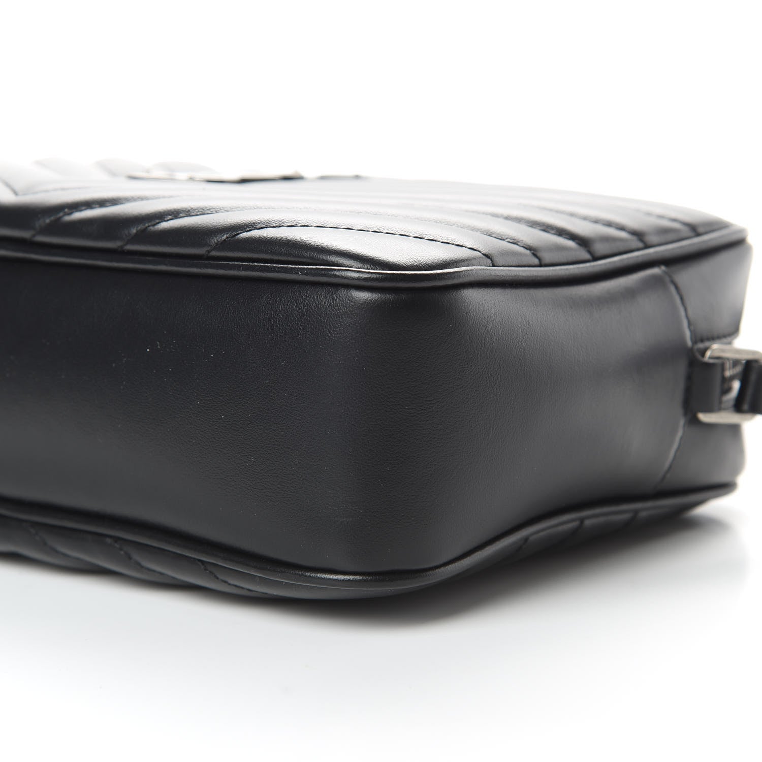 Saint Laurent Calfskin Matelasse Monogram Lou Camera Bag Black 10 of 10