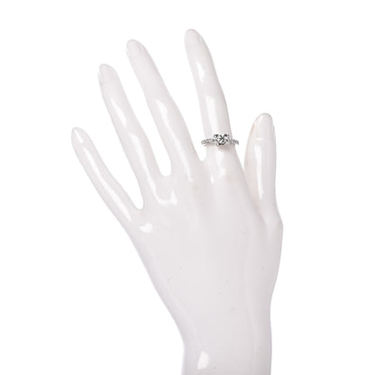 Tiffany Platinum Diamond .41ct Ribbon Engagement Ring 49 5 2 of 7