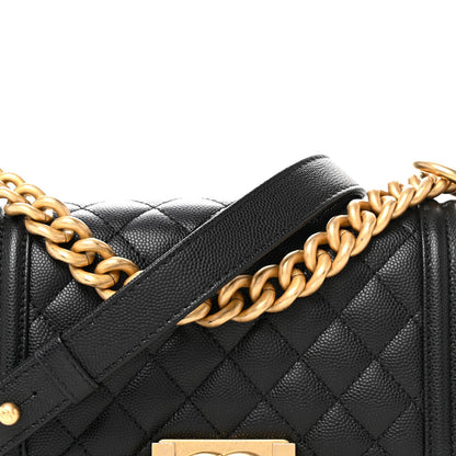 Chanel Caviar Quilted Small Boy Flap Black 8 of 10