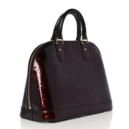 Louis Vuitton Vernis Alma PM Amarante 3 of 8
