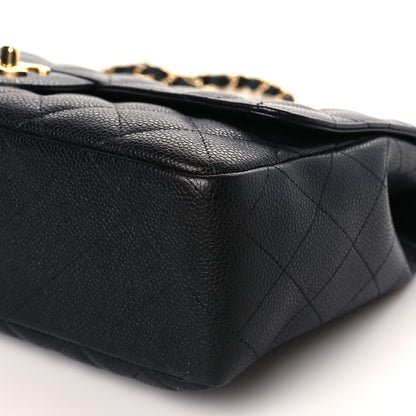 Chanel Caviar Quilted Jumbo Single Flap Black 9 of 9