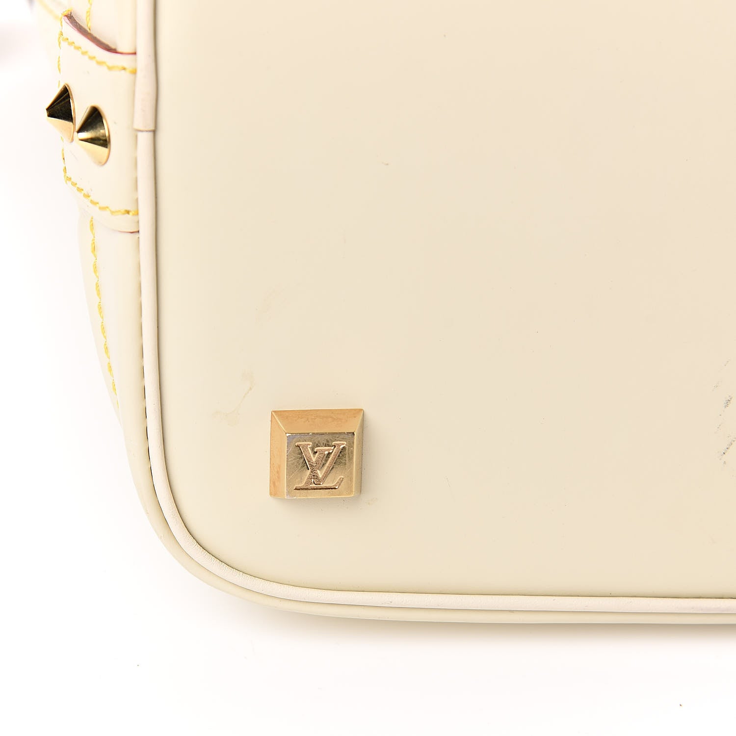 Louis Vuitton Suhali Lockit MM White 10 of 15