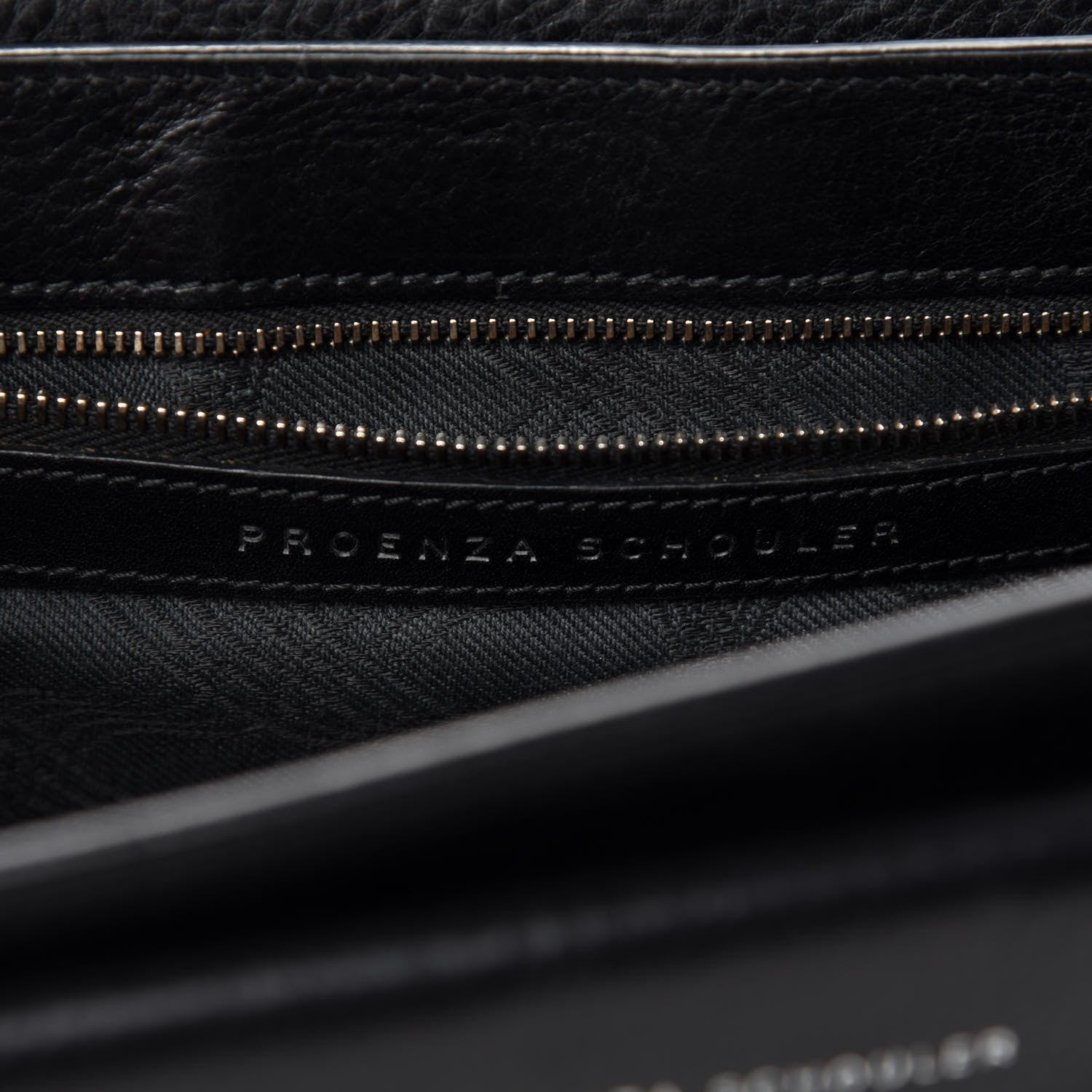 Proenza Schouler Calfskin PS11 Classic Shoulder Bag Black 10 of 11