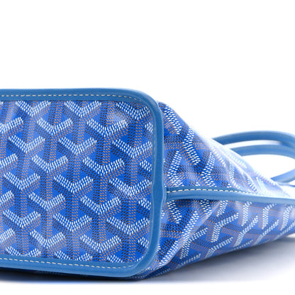 Goyard Goyardine Reversible Mini Anjou Sky Blue 18 of 19