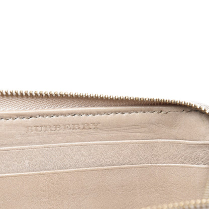 Burberry Canvas House Check Small Zip Wallet Beige 7 of 9