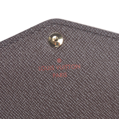 Louis Vuitton Damier Ebene Sarah Wallet NM 6 of 7