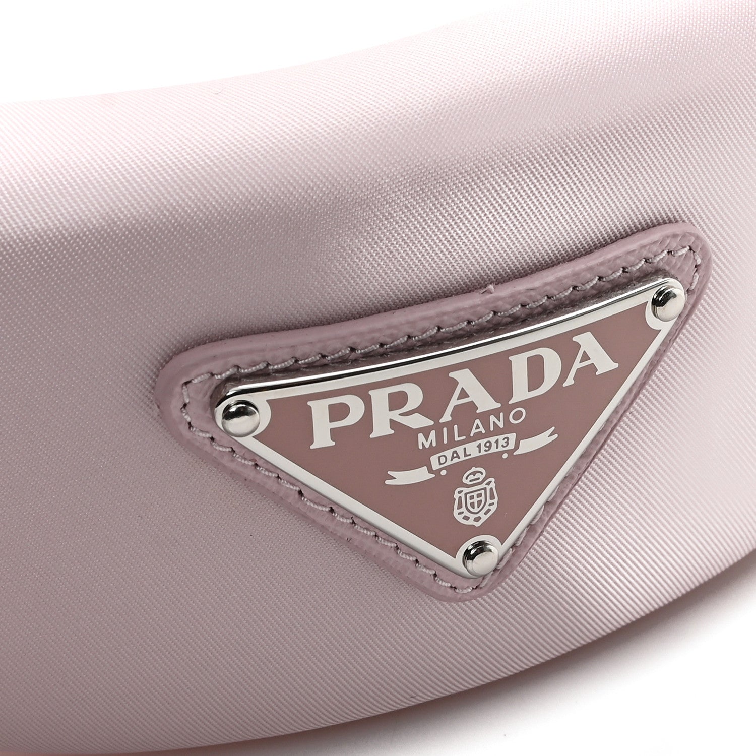 Prada Re-Nylon Triangle Logo Headband Alabastro 5 of 7