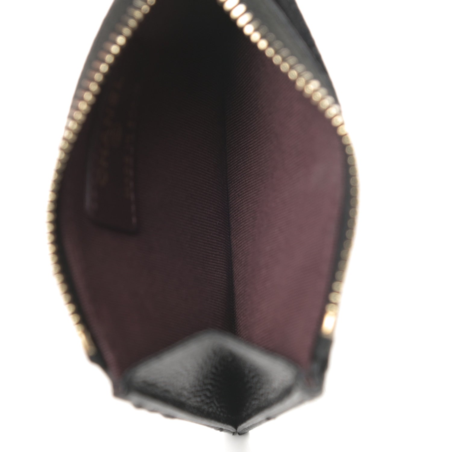 Chanel Caviar Quilted CC Zip Card Holder Black 5 of 8