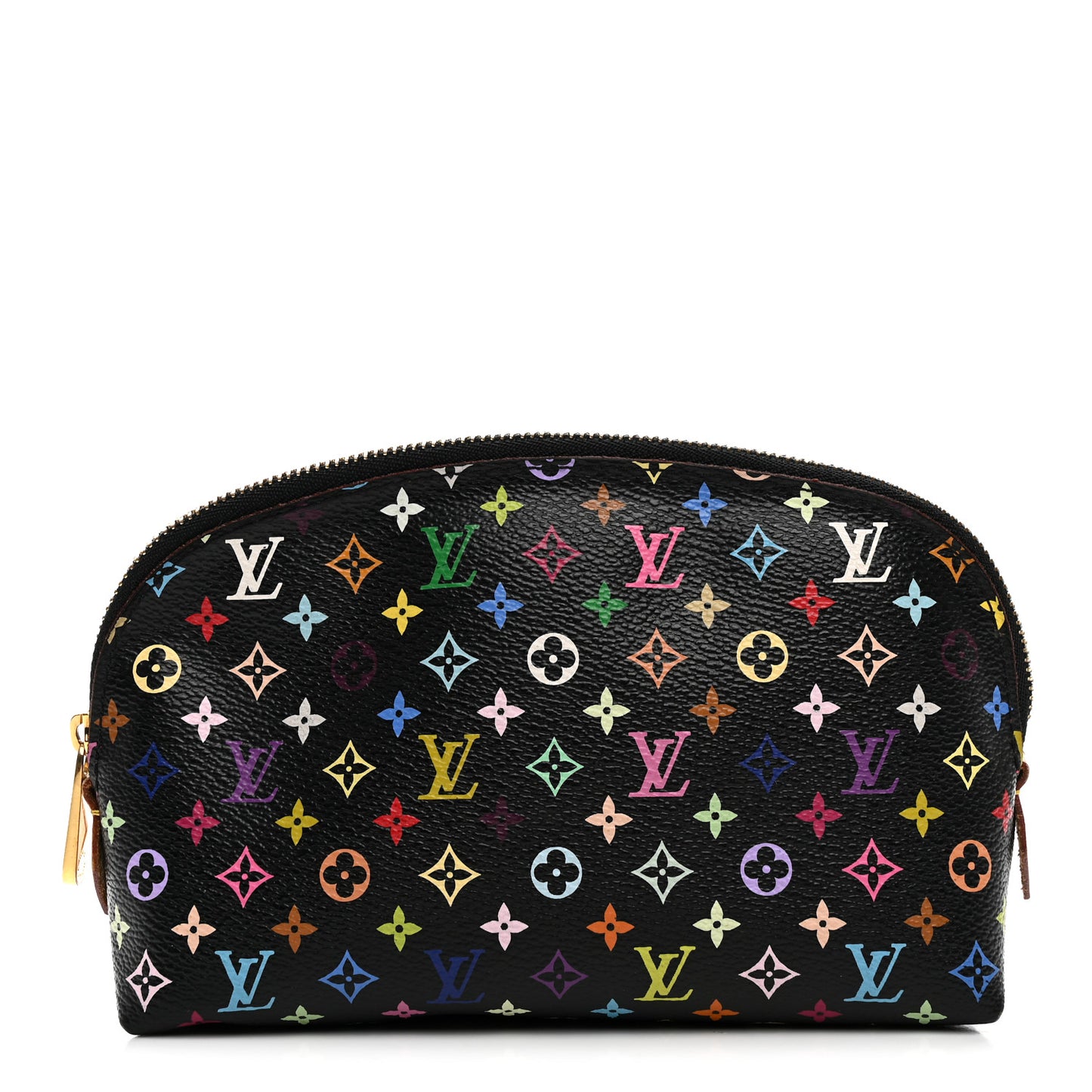 Monogram Multicolor Cosmetic Pouch Black Grenade