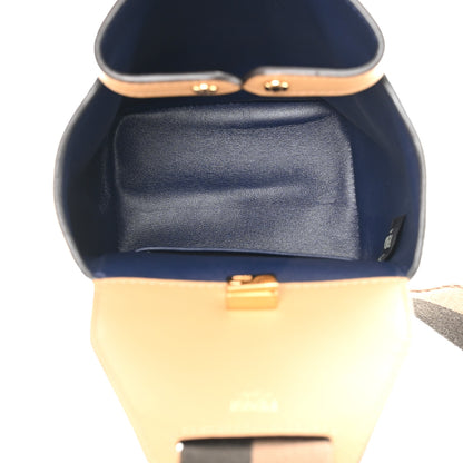 Fendi Vitello Grace Matte Mini Guitar Bag Miele Scuro 5 of 12