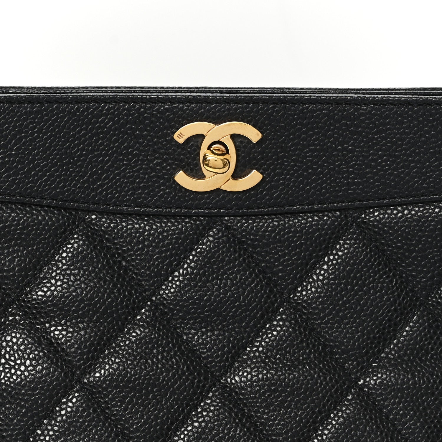 Chanel Caviar Quilted Shoulder Bag Black 8 of 11