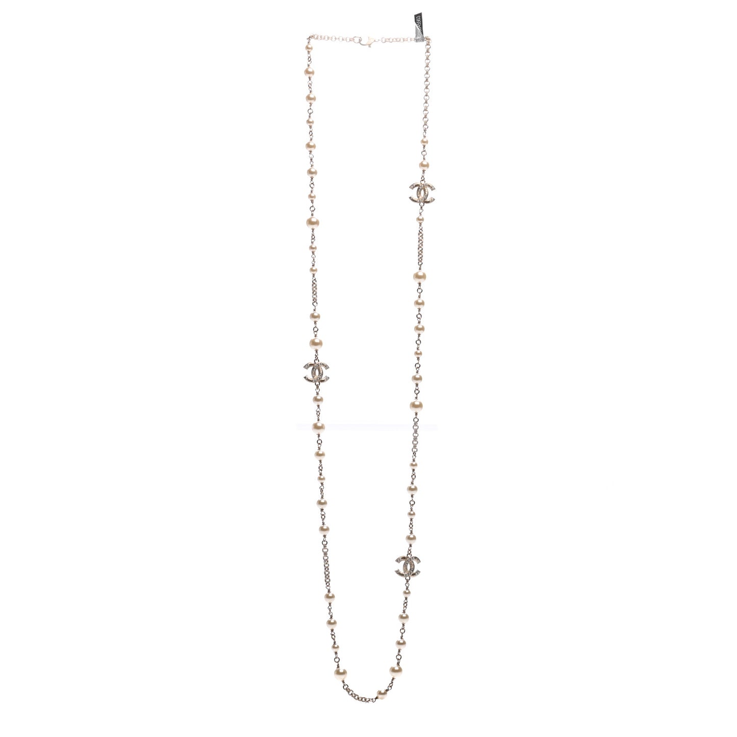 Pearl CC Necklace Light Gold