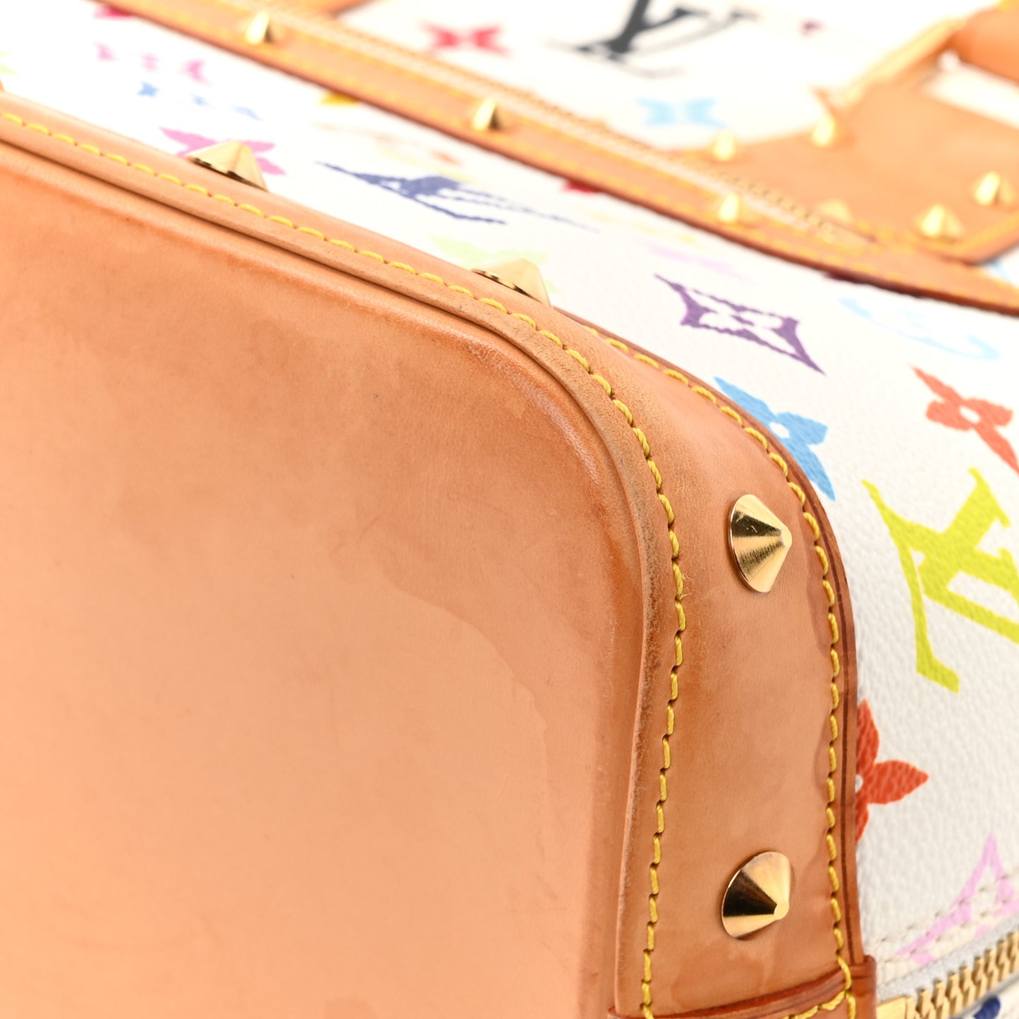 Monogram Multicolor Alma PM White